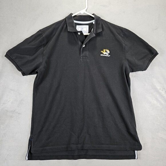 Southern Tide The Skipjack Polo Mens Medium Black Mizzou Tigers Golf Shirt - Picture 1 of 11